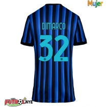 Camiseta Inter Milan Federico Dimarco #32 Primera Equipación para mujer 2025-26 manga corta